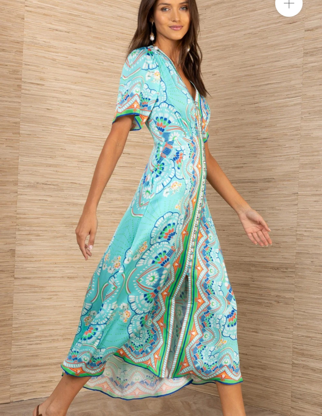 Turq. Midi Dress
