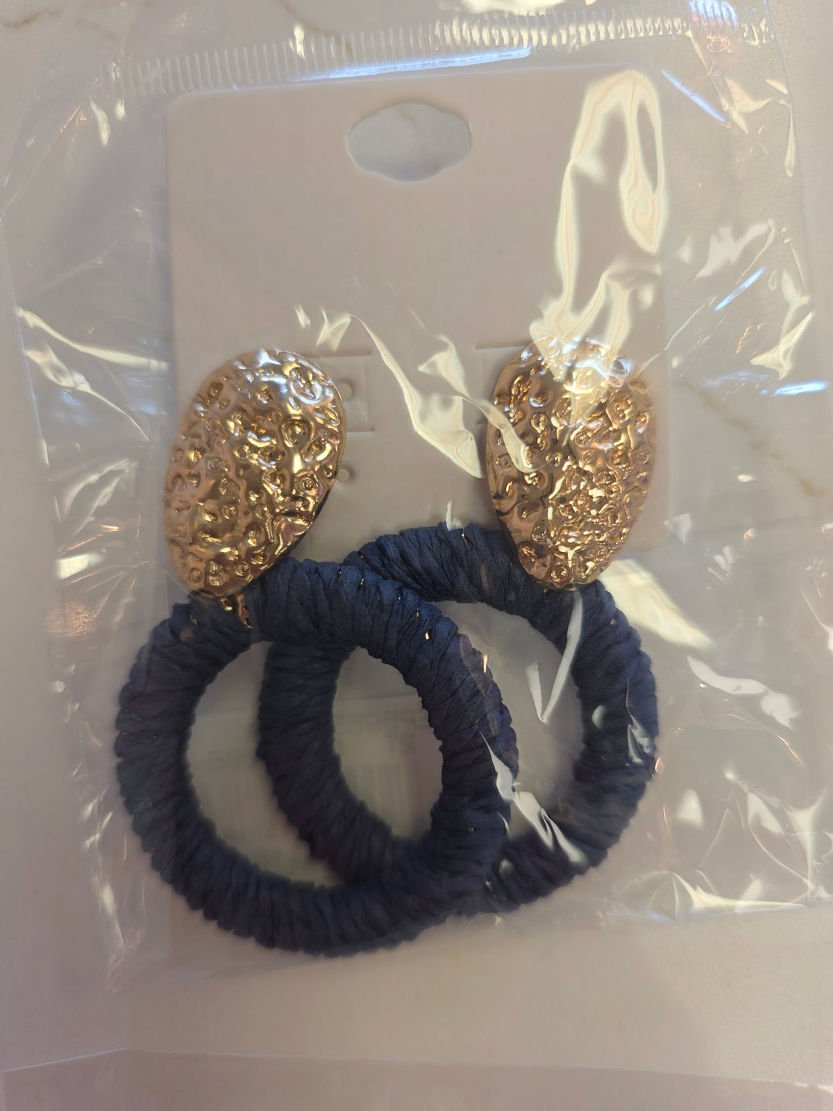 Wicker Hoop Earrings