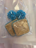 Beaded wicker Earrings